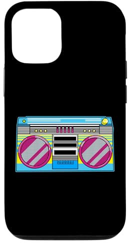 Hülle für iPhone 15 Pro Männer 90er Jahre Musik Ghettoblaster