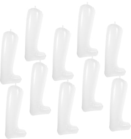 ROMISBABA Aufblasbare Stiefelformer 5 Paar Stiefelhalter Für Hohe Stiefel Aus Strapazierfähigem Pvc 32cm Mit Füllfunktion Verhindert Durchhängen Für Lange Stiefel