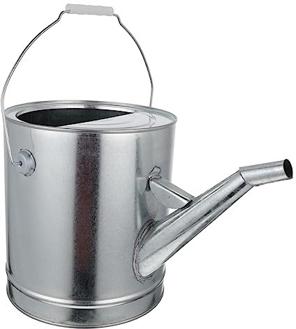 Gatuida Barril De Almacenamiento De Petróleo De 10 Litros, Barril Doméstico De Hierro Galvanizado Sin Tapa Ni Red, Resistente Corrosión, Para Uso Exteriores y Almacenamiento De Aceite Doméstico