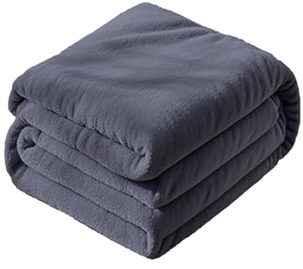 STGAO Decke Sofa 200 x 300 cm Hochwertig,Waschbar,Viele Farben Warm Wohndecke Couchdecke Unterstützen Sie Die Anpassung für Bett Und Couch, Dunkelgrau