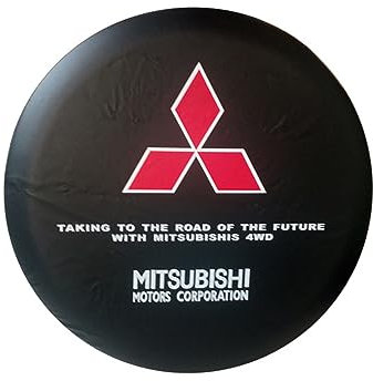 SJSHOPS Reifenschutzhülle für Mitsubishi Fortis 2013-2016,wasserdichte Reserveradabdeckung,Langlebige Schutzhülle für Reserverad,Auto Zubehör Radabdeckung,16in