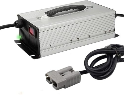 WLEJSL Chargeur de Batterie pour Chariot Élévateur 48 V 30 A, Haute Puissance, Plomb Acide, Intelligent, avec Écran LCD, Prise Anderson 50 A/120 A/175 A/350 A,175a