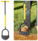 Cortador de bordes de césped de 108 cm con pedal, cortabordes de césped, cortabordes de media luna, dientes de sierra, cortabordes para césped, aceras