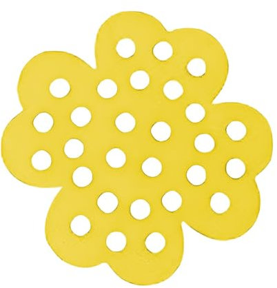 Floating Bee Island Bee Watering Station Flower Shaped Butterfly Feeder Drinking Stop Floating Hydration Feeder Pollinator Drinking Basin Stations Garden Decor for Pond Yard (Yellow)