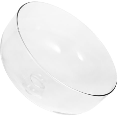 GALPADA Cloche à Gâteau en Verre Transparente 26 Cm x 17,5 Cm en Verre Alimentaire sans Plomb, Protection Anti-poussière pour Dessert, Cloche De Protection Pratique Maison