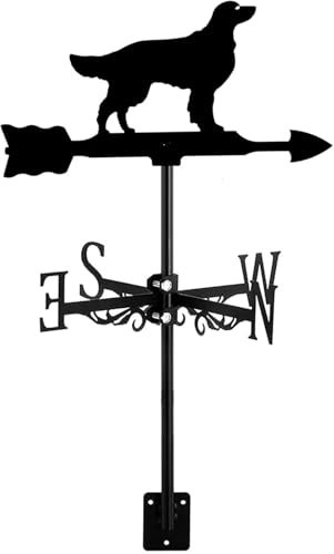 Veleta De Metal, Adorno De Animales Y Cazadores, Veleta, Indicador De Dirección De Acero Inoxidable, Arquitectura De Jardín, Montaje En El Techo, Fácil De Usar E Instalar, Style 2
