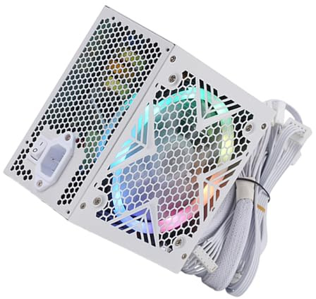 Alimentatore PC 550 W Con 12 CM Ventilatore Luce Colore 550 W Potente Per Gaming Computer Case Modulo di Alimentazione Home PC Supply