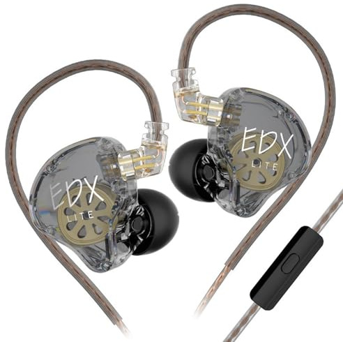 Oxxggkao Musica Cuffie Auricolare Gaming Headset Super Lineare Driver Dinamico Per EDX Lite In Ear Monitor 3.5mm Plug Stage Live Auricolari