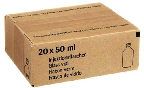 B. Braun Isotone Kochsalzlösung 0,9% Glasflaschen, 20 x 50 ml