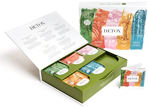 Palais des Thés, Coffret 30 MOUSSELINES DETOX, 30 sachets de 2g