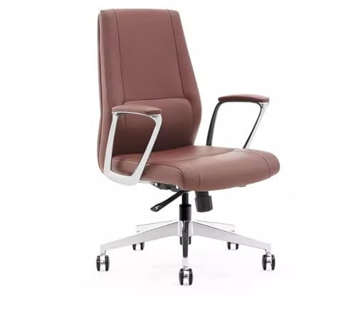 Lizhuzhuzs28 Schreibtischstuhl Modische Büromöbel, Bürostuhl, luxuriöser moderner Arbeitsstuhl, luxuriöser Drehstuhl, anhebbarer Bürostuhl Bürostühle(Red)