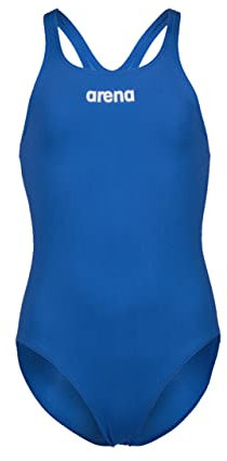 ARENA Solid Swim PRO Team Costume Intero Bambina, Costume da Bagno ad Asciugatura Rapida, Costume da Bagno Sportivo in Tessuto MaxLife Eco con Massima Resistenza al Cloro e Protezione UV UPF 50+