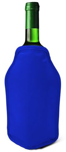 Joejis 1pc Rafraichisseur de Bouteille de vin - Parfait pour refroidir les bouteilles de vin Prosecco Champagne - Idéal pour les dîners, les pique-niques, les festivals - Bleu