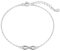 Philip Jones Sterling Silver Infinity Bracelet