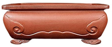 PEVSCO Blumentopf China Yixing Lila Sand Blumentopf Handgemachter Retro Blumentopf Dekorativer Blumentopf for Hof, Balkon, Wohnzimmer Pflanzvase