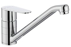 Roca A5A894FC00 Mezclador Cocina, Coleccion Victoria Plus, Caño Frontal, Cromado