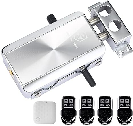 KOCAN Kit de verrouillage de porte WiFi Smart Home/SmartLife Télécommande Entrée sans clé Verrou électronique Smart Wireless Anti-vol Deadbolt Access Control System for Home Hotel Apartment