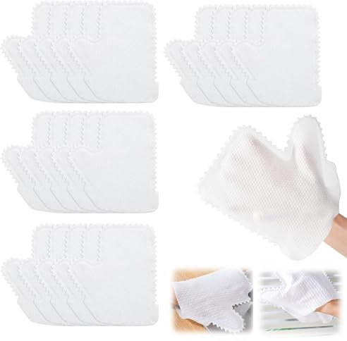 GmwyCzV 20 Guanti per La Rimozione della Polvere per Disinfezione Domestica, Panno Lavabile per La Rimozione della Polvere Secca, Guanti per di Pulizia per La Casa e Cucina