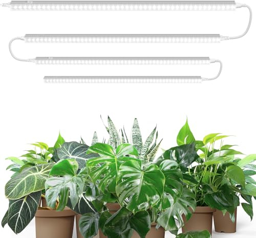 Barrina T5 2FT Grow Lights, 5000K White Full Spectrum, 40W(4 x 10W) 4 Packs