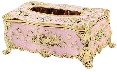 DRESSOOS Tissue-Box Aus Kunststoff Tissue-Halter Für Schreibtisch Aus Kunststoff Für Zuhause Für Wohnzimmer