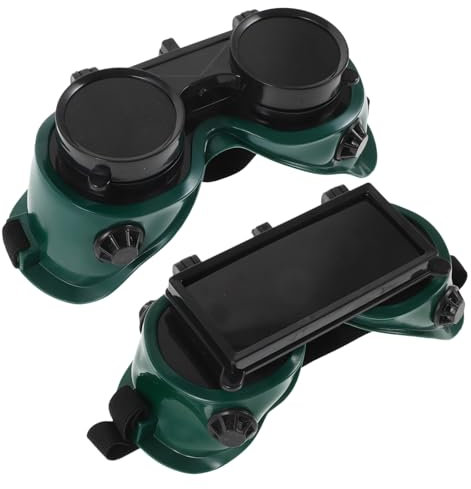 Uonlytech Occhiali Da Saldatura A Doppio Di Sicurezza - Design Antigraffio Adatto Per Saldatura Molatura Taglio