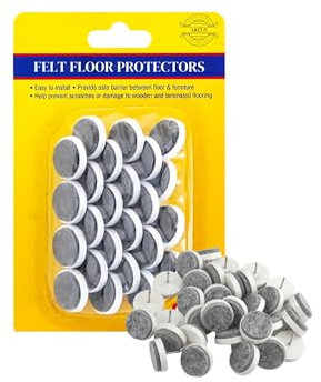 ARCUS Floor Protector Pads - 48 Pcs Chair Felt Pads Premium Protector Pads - Reduce Wear & Noise - Attach to Chairs, Tables, Beds, Cabinets - Protect Wood Floors From Furniture!