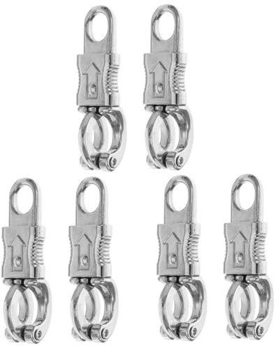 SOLUSTRE 6pezzi Per Equitazione Moschettoni Resistenti Per Attrezzature Equestri Per Accessori Per e Allenatori
