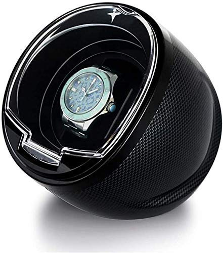 Caricatore automatico per orologi Caricatore per orologi Avvolgitori a rotazione singola Deluxe Motore silenzioso Scatola in legno 4 modalità 2 Modalità di alimentazione-12,8 × 16,5 × 14,9 cm 2020