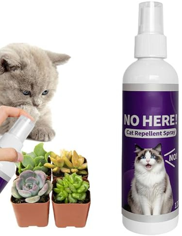 Spray disuasorio de arañazos para gatos | Spray repelente antiarañazos para muebles de 120 ml | Repelente de larga duración para mascotas, accesorios para interiores, casa, alfombras, hogar, tela