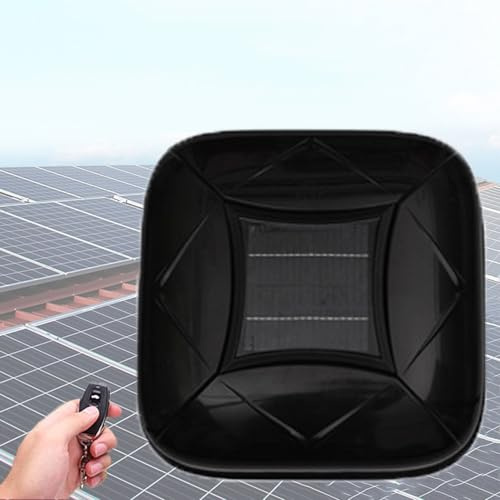 Telo Copriauto Automatico Per Suv, Impermeabile, Resistente A Tutte Le Condizioni Atmosferiche Grandine Ventos E Neve Copertura Completa Per Auto Da Esterno Con Telecomando Ricarica Solare Black-3L