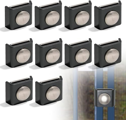 10 Stück Eckverbinder Doppelstabmattenzaun, 40 X 35 Mm Doppelstabmattenzaun Verbinder, Doppelstabmattenzaun Befestigung, Gittermattenverbinder Für Leichte Und Schwere Zäune Klemme In Anthrazit