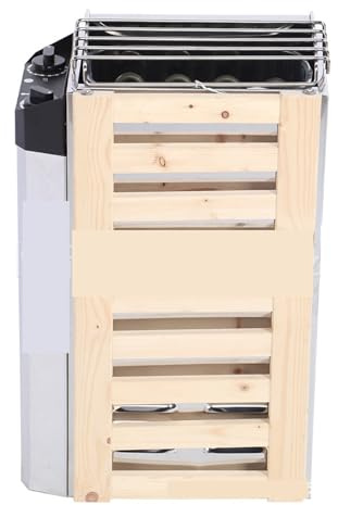Stufa per sauna, Piccola stufa for sauna, tubo riscaldante in acciaio inossidabile for uso domestico, controllo interno, a e, attrezzatura for sala per casa, hotel, spa(3K22)