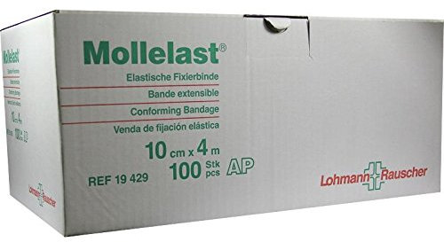 MOLLELAST Binden 10 cmx4 m weiß lose 100 St