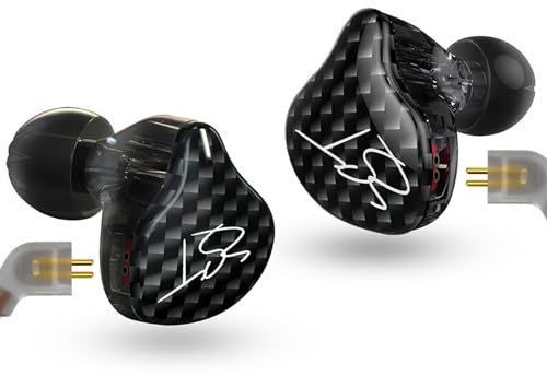 Yinyoo Easy KZ ZST Hybrid Banlance Armadure con Auriculares intraurales dinámicos 1BA+1DD Auriculares HiFi (ZST sin micrófono)