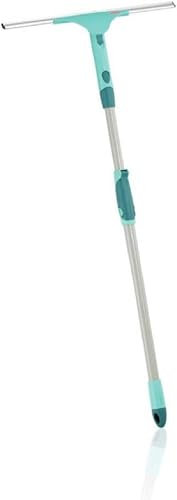 Leifheit Set Window Slider XL mit Teleskopstiel 200 cm, ausziehbare Teleskopstange von 120 bis 200 cm, Stiel für hohe Räume, ideal für schwer erreichbare Stellen, mit Click-System