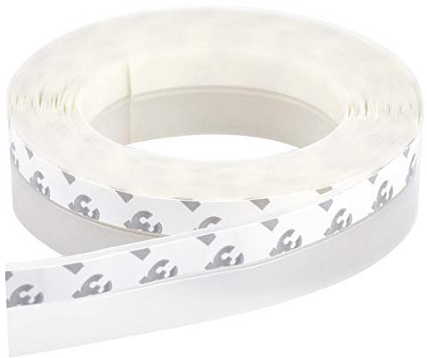 Paraspiffero Sottoporta,Guarnizione Autoadesiva Striscia di Tenuta, Striscia Sigillante in Silicone per Porte e Finestre,Nastro Sigillante per Porte Inferiori, Trasparente, Impermeabile