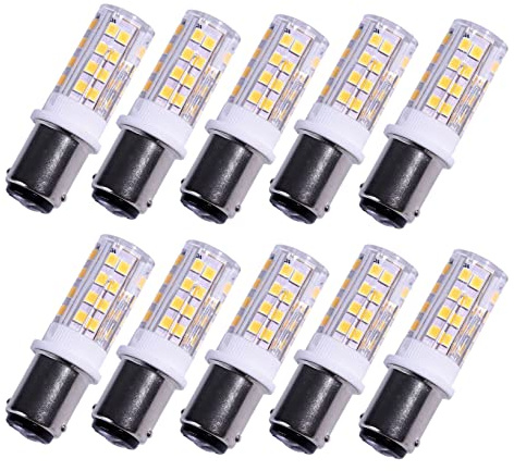 10x B15 B15D 5W = 40W LED Light Bulb Halogen Lamp 51x 2835 SMD AC 220-240V 360LM Warm White 3500K