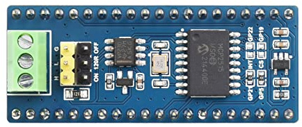 Waveshare Can Bus Module (B) Compatibel with Raspberry Pi Pico, Enabling Long Range Communication Through SPI