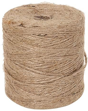 2 mm Diameter, 3 Ply, 984 Feet Natural Twine Strings - Handmade Suitable for Crafts Gift Christmas Durable Packing Cord for Gardening Application
