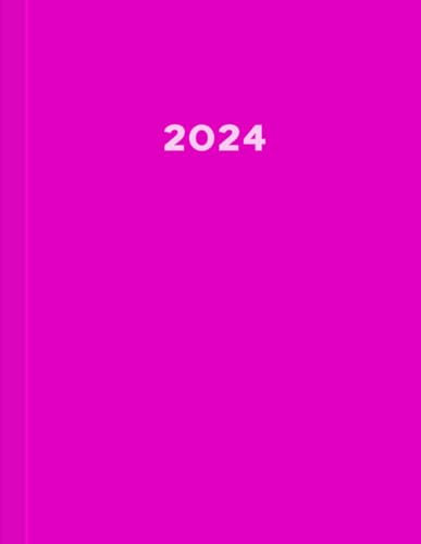 2024: Mehr Platz, Mehr Möglichkeiten: Ihr XXL Kalenderbuch 2024 für grenzenlose Kreativität I Pink