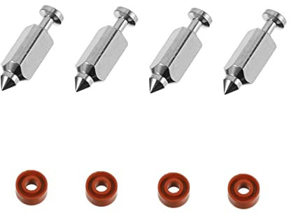 HANABASS Kit Soupapes Aiguille Flotteur Pour Carburateur Tondeuse Compatible Moteur Valves Essence Acier Pour Réparation Précise Et Installation Facile