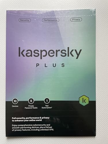 Kaspersky Plus 2024 Internet Security 10 Device 1 Year Activation Code by Post