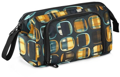 Mnsruu Big Capacity Pencil Case, Fashion Digital Paper Pen Bag Pouch Holder Stationery Bag School College Office Organizer for Teen Adults Student