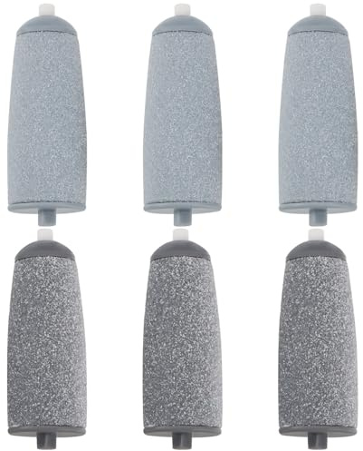 Create idea Ersatzrollen für Fußfeilen, grobe Schleifköpfe, feiner Schleifkopf, Pediküre, Ersatzköpfe für Schleifer, Hornhautentferner, 6 Stück