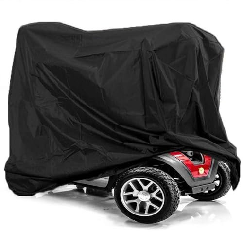 Housse imperméable pour scooter de mobilité, housse pour fauteuil roulant, Housse de pluie pour scooter électrique Protection contre la poussière la pluie la neige le soleil et les UV (170*61*117cm)