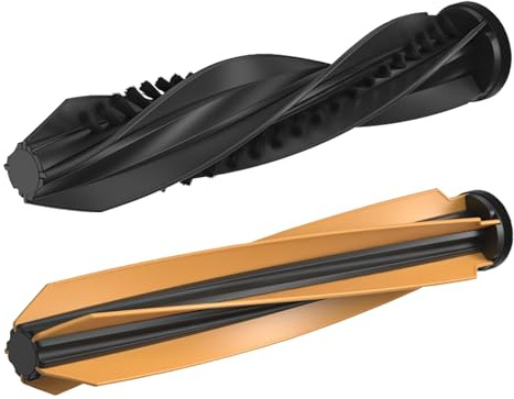 Rrochio Huvudborste för Dreame L50 Pro Ultra, 2 Tillbehör Dammsugare Delar Dreame Aqua10 Ultra, X50 Ultra, D20 Pro Plus, X50 Master, L40s Pro Ultra, för Mova V50 Ultra Original