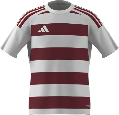 adidas unisex - barn Hooped26 Jersey Kids Shirt, white/team power red 2, 5-6 Years