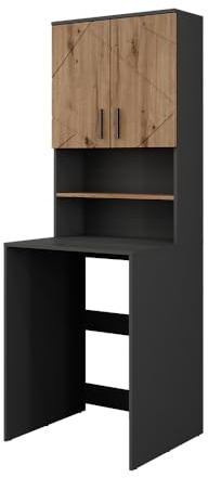 Vicco Conjunto de Mueble para Lavadora Irma Antracita/Roble 68x88.5 cm