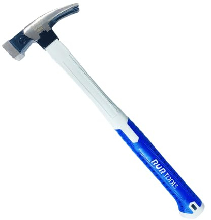 500G Hammer mit ergonomischem und rutschfestem Griff, Vibrationsgedämpfter Schlosserhammer, Robust für professionelle Anwendungen als Maurerhammer oder im Set