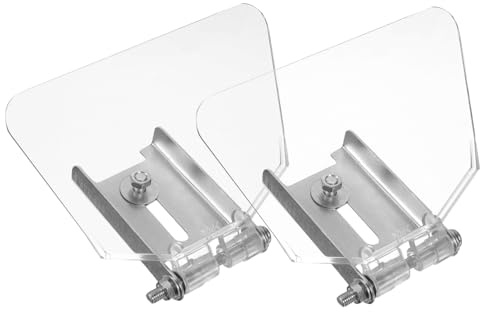 Housoutil 8 pezzi per Smerigliatrice da Acciaio Inossidabile Set con Trasparente Antiruggine Montaggio Facile e Compatibile con Molte Mole da Affilatura